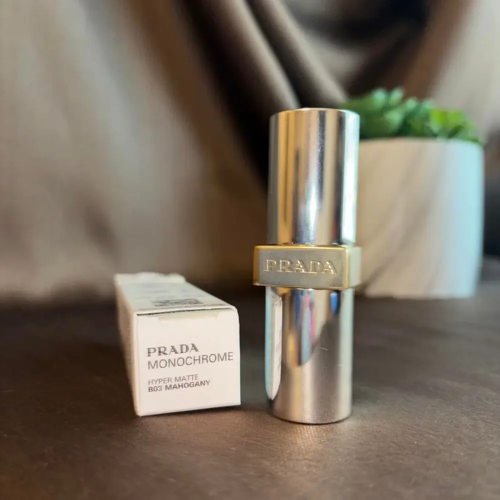 Prada Monochrome Hyper Matte Refillable Lipstick B03 Mahogany,